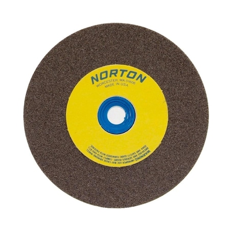 Norton Co Bench & Pedestal Wheel, Standard, Aluminum Oxide, Size: 7 x 1 x 1 Fine, Max RPM: 3600 076607-88265
